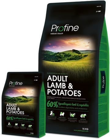Profine Adult Lamb & Potatoes | Hipoallergén kutyatáp bárányhússal és burgonyával