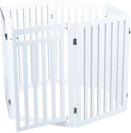 Trixie 4 részes nyitható fa kutyarács, elkerítő