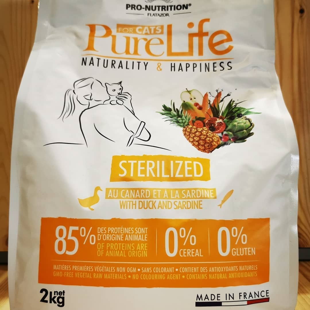 Flatazor Pure Life Cat Sterilised Hipoallergén száraztáp