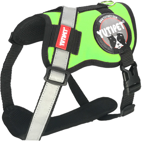 Yutipet RnD párnázott biztonsági kutyahám (Zöld)