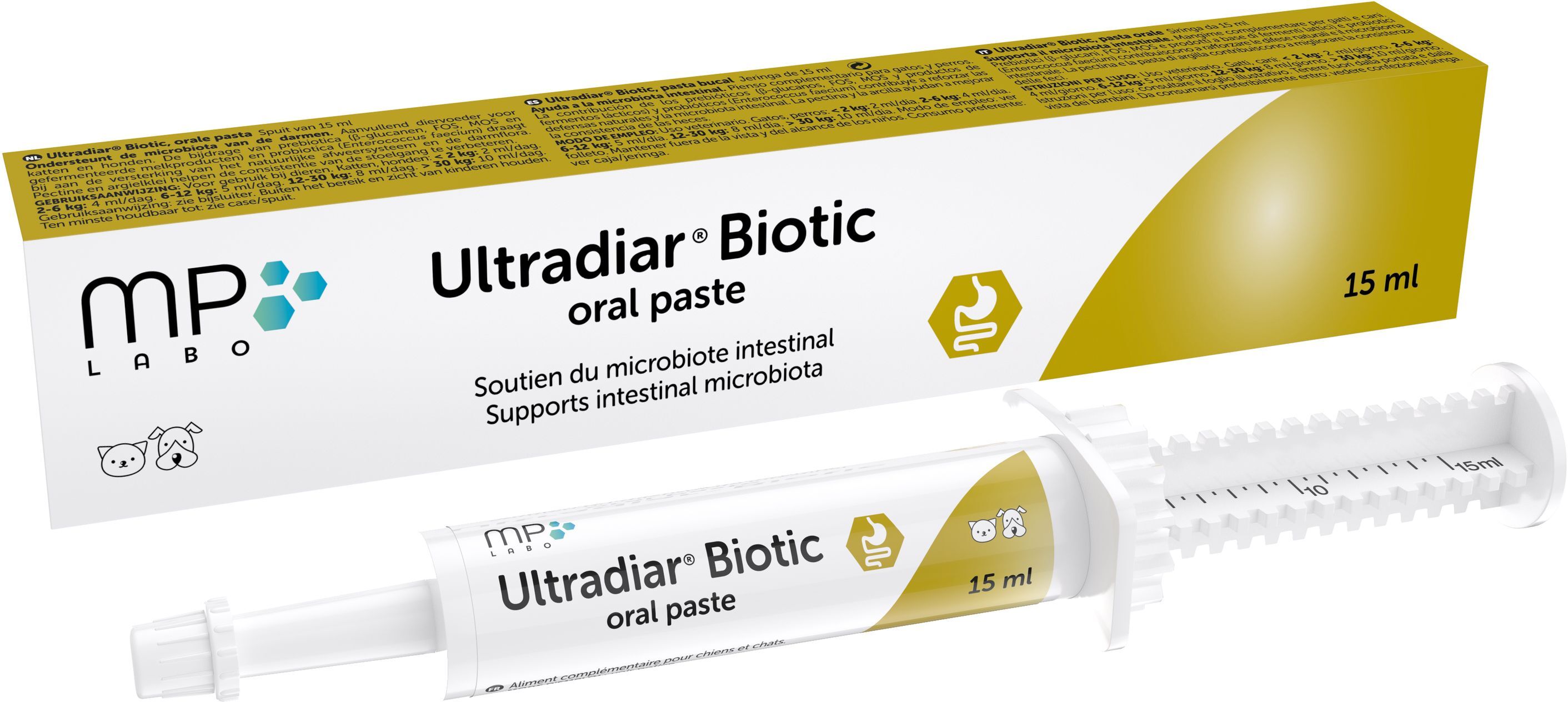 Mp Labo Ultradiar Biotic pastă orală pt câini și pisici