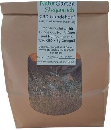 NaturGarten CBD kutyakender 500 mg CBD-vel és Omega-3 zsírsavval