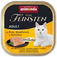 Animonda Vom Feinsten Gourmet pulykás, marhás és sárgarépás alutálkás macskaeledel