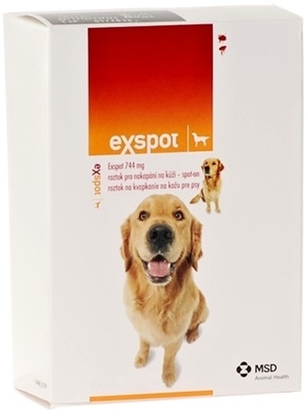 ExSpot rácseppentő oldat kutyáknak élősködők ellen 6 x 1 ml ExSpot rácseppentő oldat kutyáknak élősködők ellen 6 x 1 ml