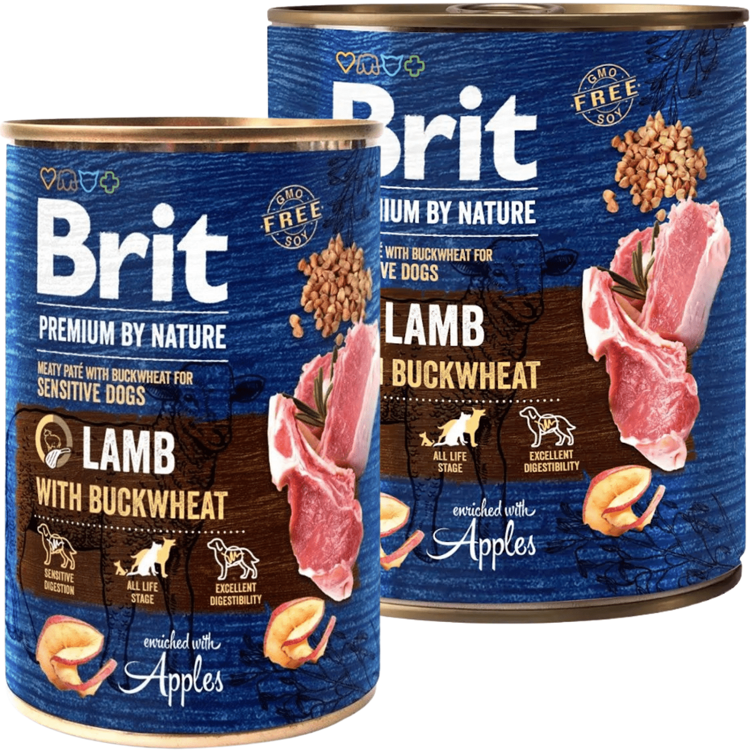 Brit Premium Lamb with Buckwheat húspástétom kutyáknak bárányhússal és hajdinával