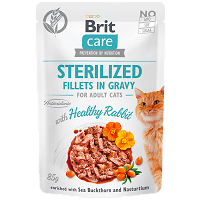 Brit Care Cat Sterilized Rabbit in Gravy 85 g