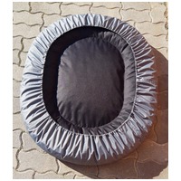 Vízhatlan ovális kutyafekhely cserélhető huzattal #4