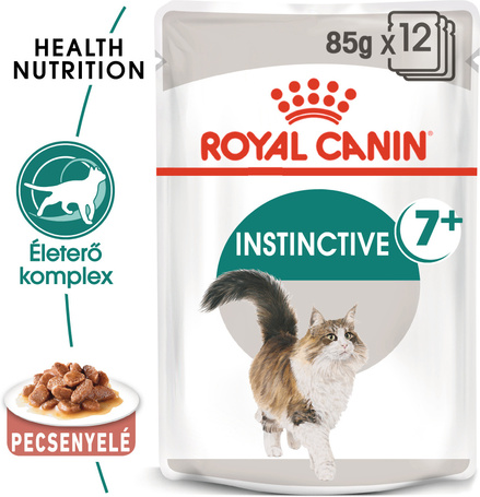 Royal Canin Instinctive 7+ Gravy - Idősödő macska szószos nedves táp