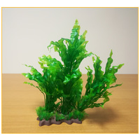 Akváriumi palás műnövény hosszú hullámos levelekkel #3