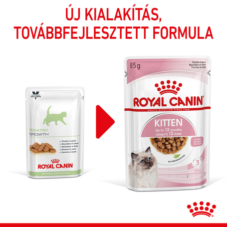 Royal Canin Kitten Gravy - Kölyök macska szószos nedves táp