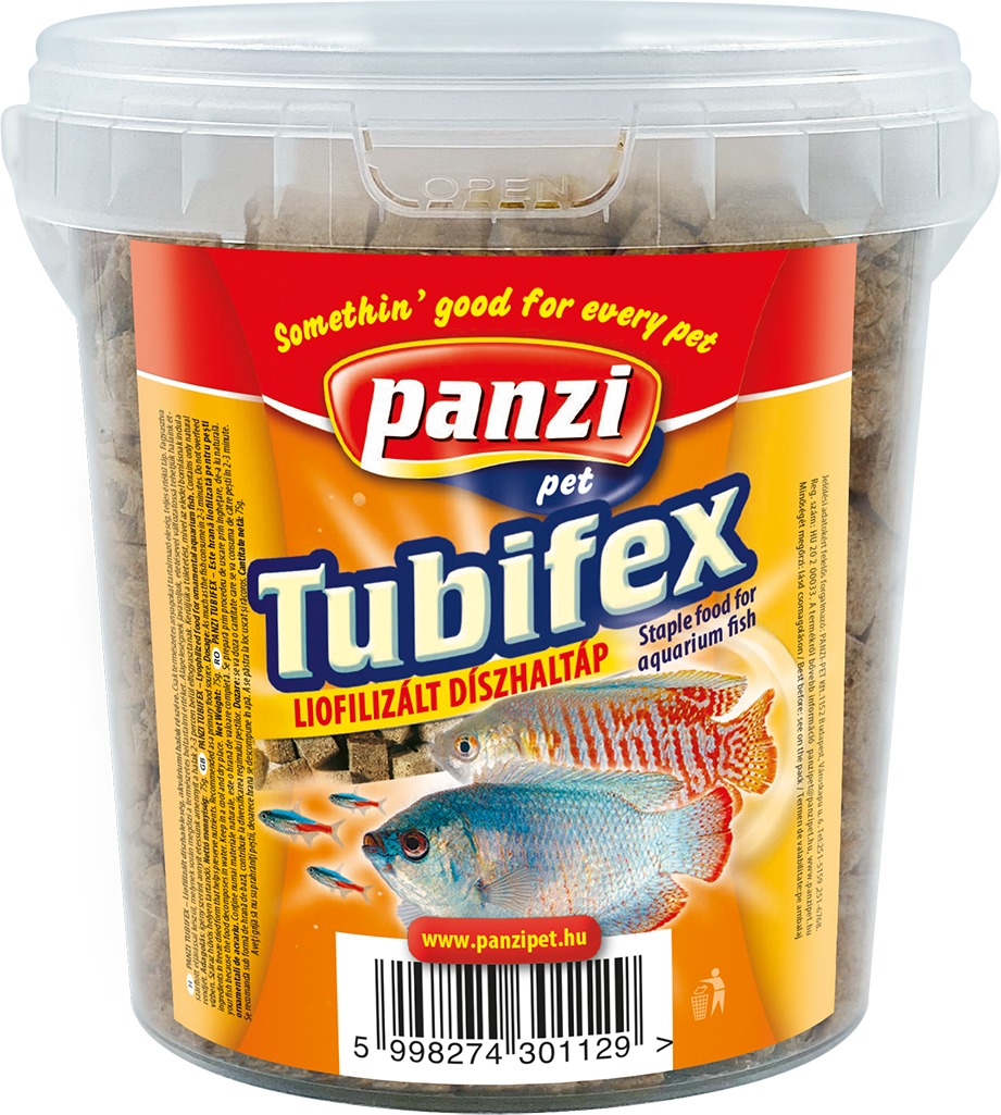 Panzi tubifex hrană pentru pești