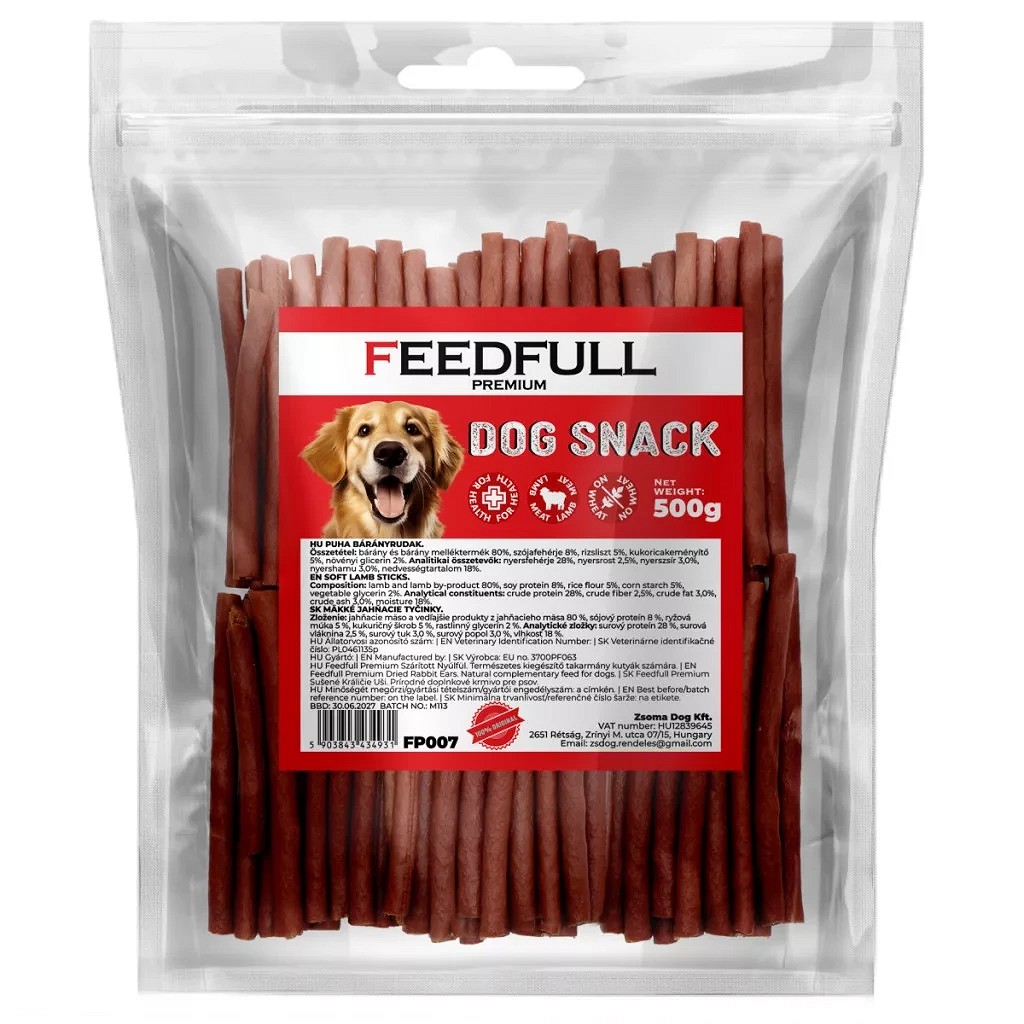 FeedFull Prémium – Baton moale de recompensă cu miel