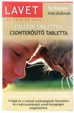 Lavet csonterősítő tabletta macskáknak