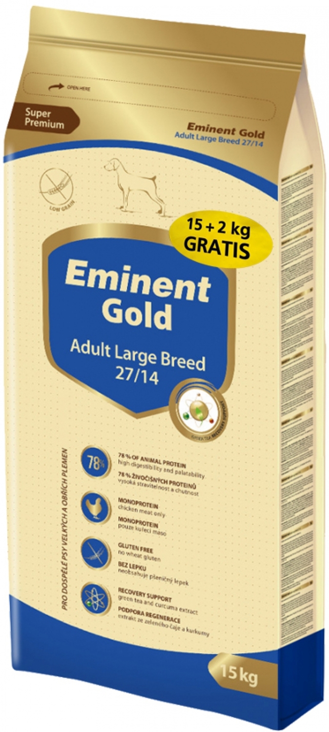 Eminent Gold Adult Large | Hrană cu conținut ridicat de carne de pui pentru cățeluși de talie mare