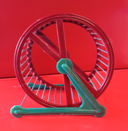 Kis méretű mókuskerék kistestű rágcsálók részére