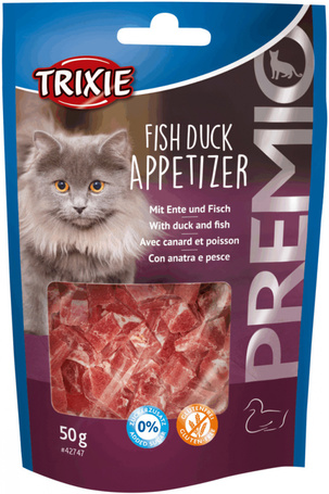 Trixie Premio Fish Duck Appetizer - Kacsás és halas jutifalat kockák macskáknak