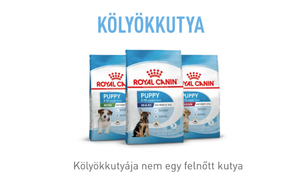 Royal Canin kölyöktápok kutyáknak
