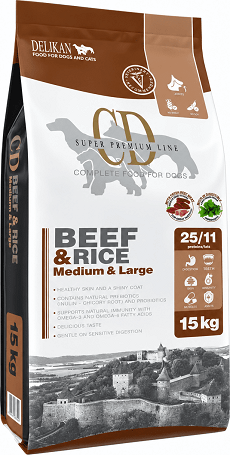 CD Adult Beef & Rice kutyatáp marhahússal és rizzsel (15 + 3 kg) 18 kg