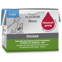 Platinum MENU Puppy Chicken hrană umedă pentru pui