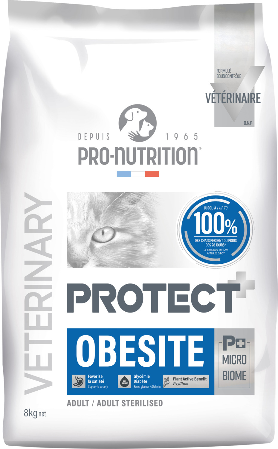 Pro-Nutrition -Flatazor- Protect Cat Obesité pt pisici obeze