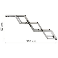 Összecsukható alumínium kutyalépcső #18