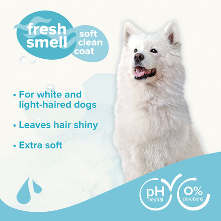 Beaphar sampon fehér szőrű kutyáknak zöld teával