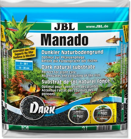 JBL Manado Dark speciális fekete növényi táptalaj akváriumokba