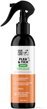 OurDogsLife bolha- és kullancs elleni spray kutyáknak