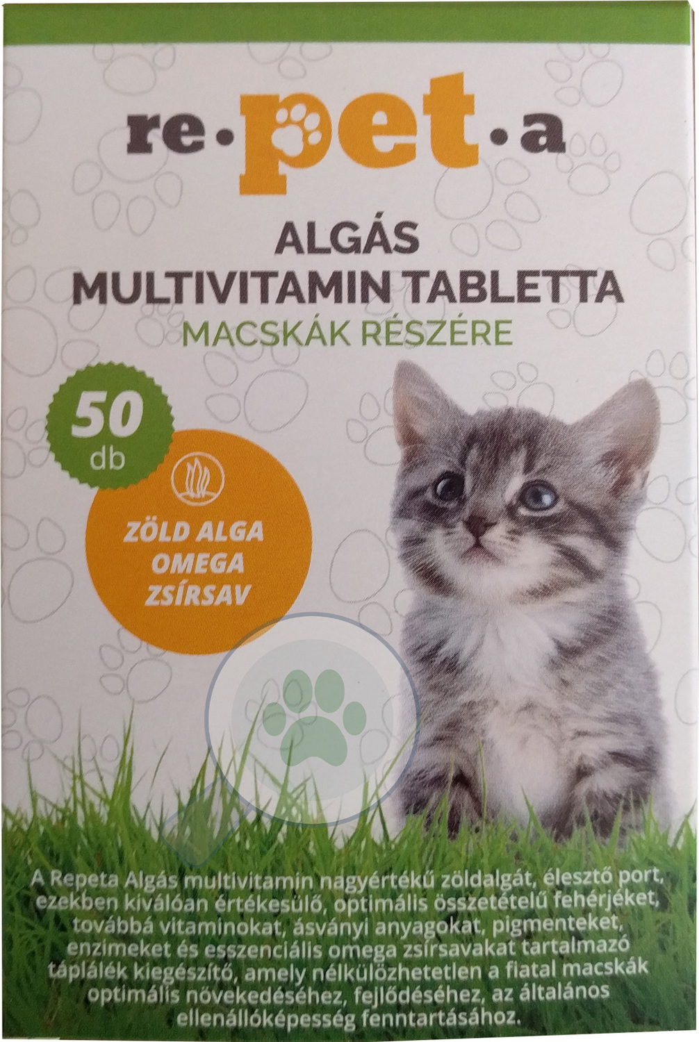 Re-pet-a tablete multivitamine cu alge pentru pisici