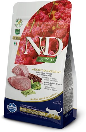 N&D Cat Grain Free Quinoa Weight Management Lamb
