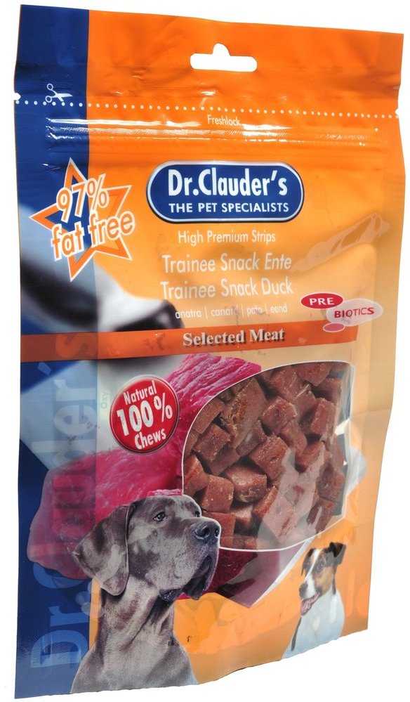 Dr.Clauder's Dog Premium Trainee Snack cu carne de rață
