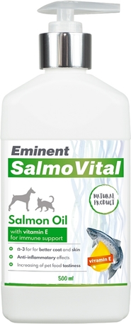 Eminent SalmoVital lazacolaj E vitaminnal kutyáknak és macskáknak