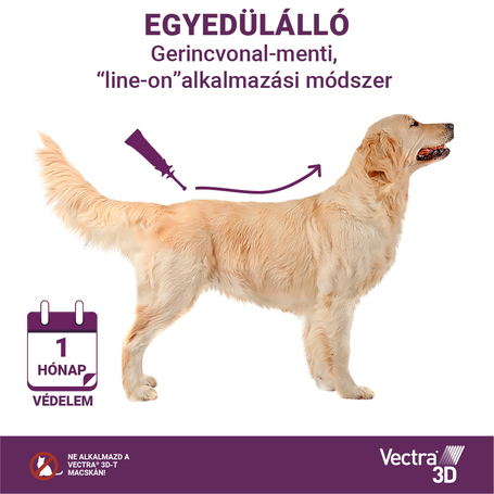 Vectra 3D repellens spot on kutyáknak