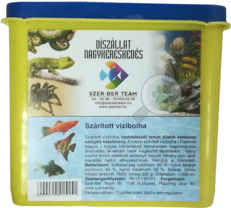 Szer-Ber szárított vízibolha