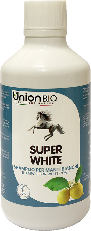 Union Bio Super White - Șampon albitor pentru cai