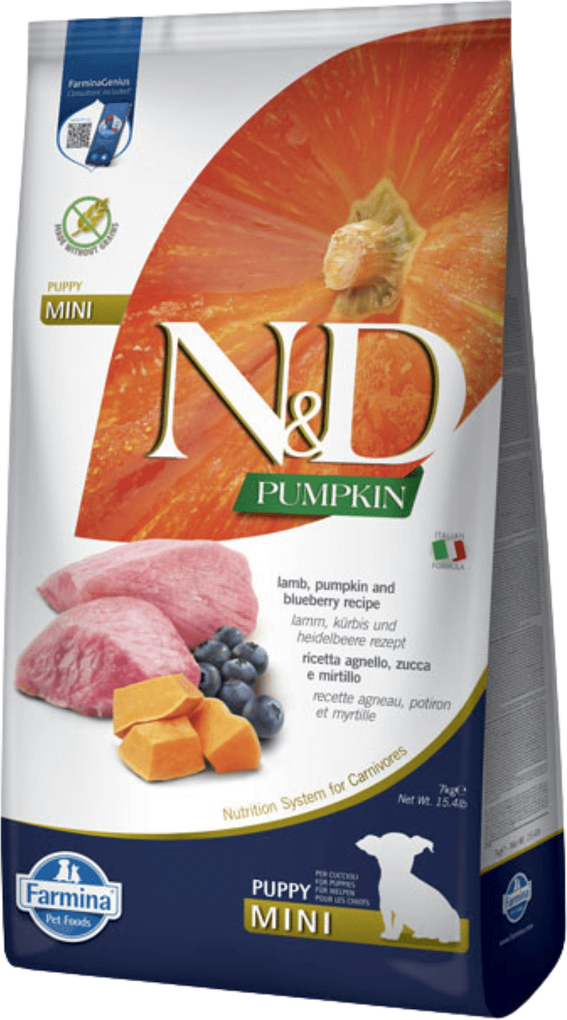 N&D Dog Grain Free Puppy Mini Lamb Pumpkin & Blueberry