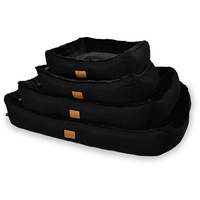 Agui Soft Bed culcuș pentru câini și pisici în culoare negru-jad