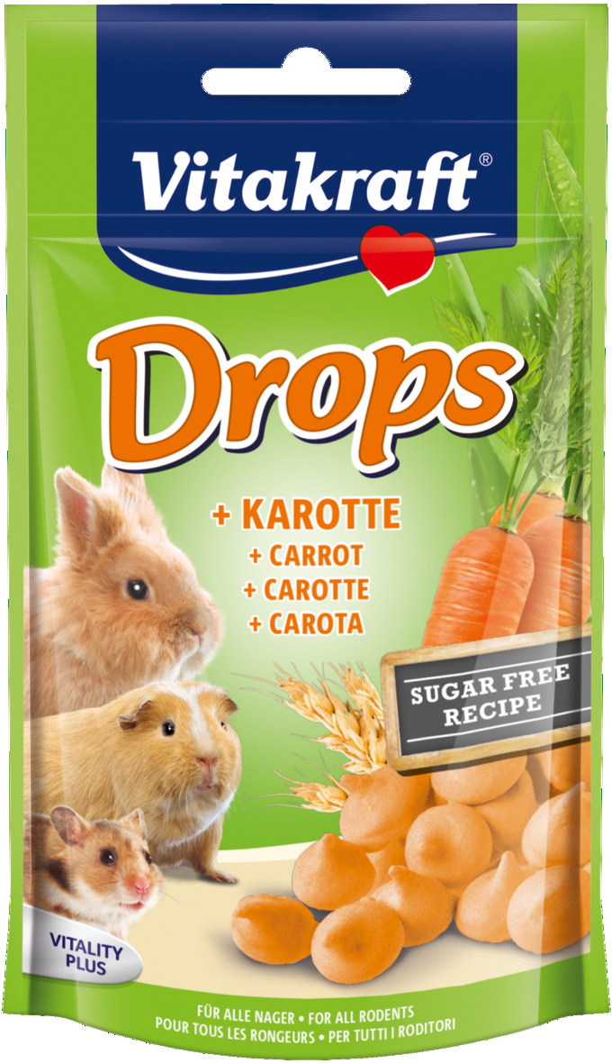 Vitakraft Drops recompensă cu morcovi