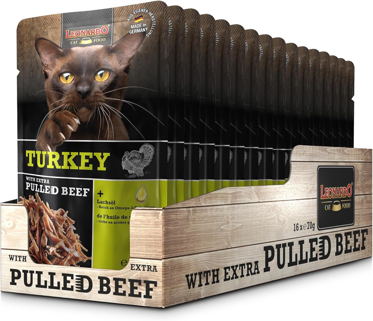 Leonardo Turkey pliculeţ cu curcan si carne de vită fâșii - zoom