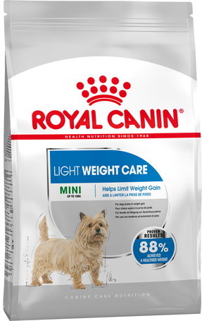 Royal Canin Mini Light Weight Care - Száraz táp hízásra hajlamos, kistestű felnőtt kutyák részére