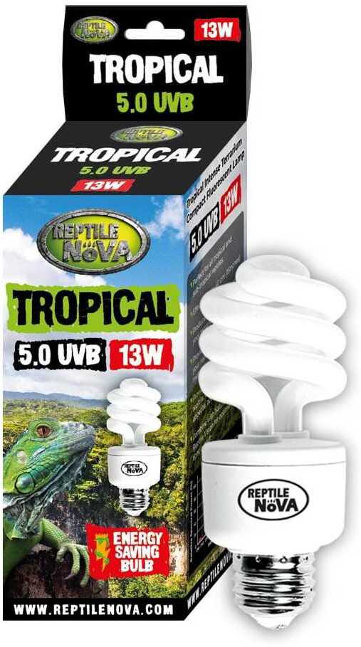 Reptile Nova Tropical 5.0 UVB becuri de economisire a energiei pentru terariu - zoom