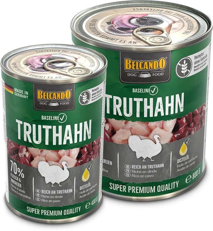 Belcando Baseline Truthahn - Conserve cu carne de curcan pentru câini