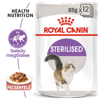 Royal Canin Sterilised Gravy - Ivartalanított felnőtt macska szószos nedves táp