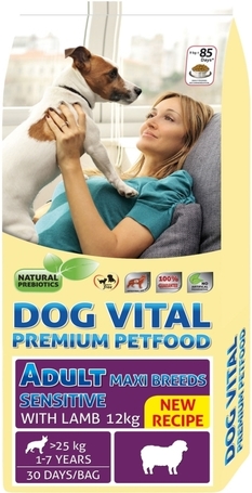 Dog Vital Adult Maxi Breeds Sensitive Lamb | Kutyatáp érzékeny emésztésű nagytestű fajtáknak