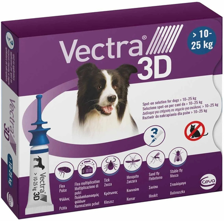 Vectra 3D repellens spot on kutyáknak