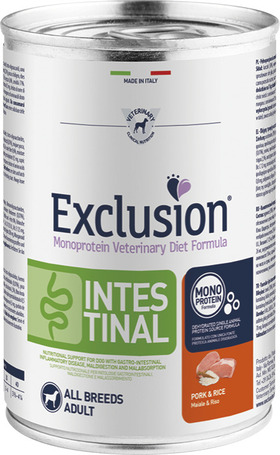 Exclusion Intestinal Pork & Rice All Breeds