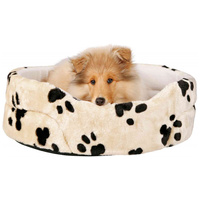 Trixie Charly tappancsmintás peremes kutyafekhely bézs színben #2