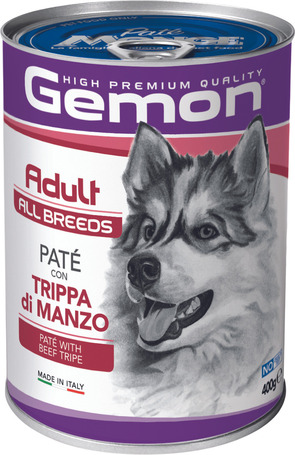 Gemon Dog Adult Paté with Beef konzervben