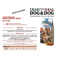 Dog & Dog Gustavo Attivo marhás ízű olasz kutyatáp #2