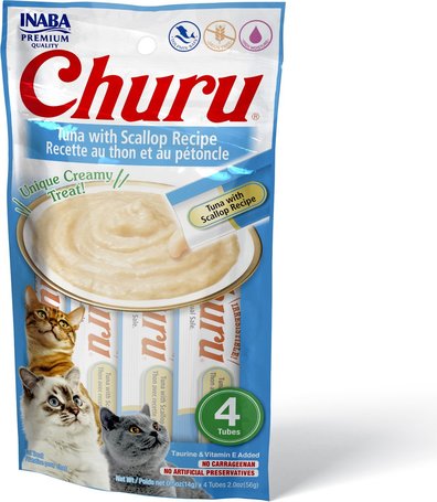 Inaba Cat Churu püré macskáknak változatos ízekben